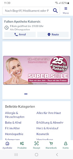 Falken Apotheke: E-Rezept App Screenshot 1 - AppWisp.com