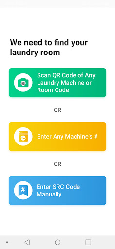 Android application NAL LAUNDRY screenshort