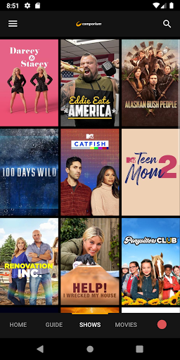 Comporium Stream TV Screen 3
