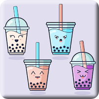 Kawaii Bubble Tea Wallpaper