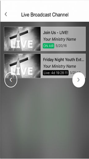 Android application His Light Ministries screenshort