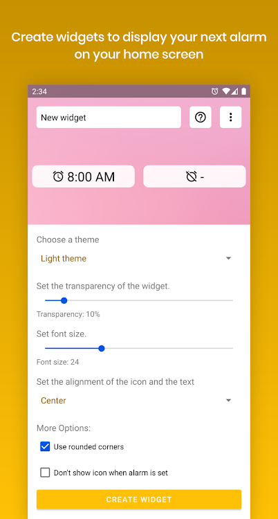 Alarm Clock Widgets - 0.6.3.3G - (Android)