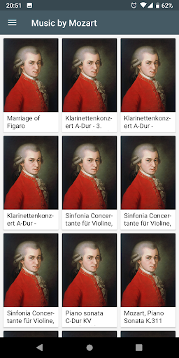 Wolfgang Amadeus Mozart Music Screen 2