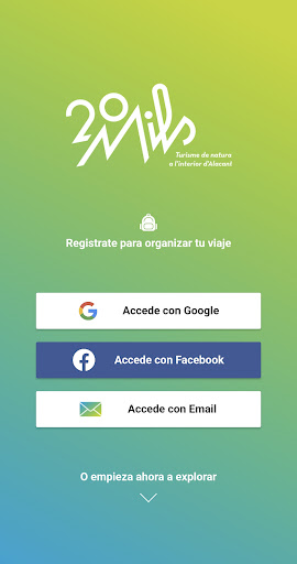 Android application 20 Mils - Turisme de natura screenshort