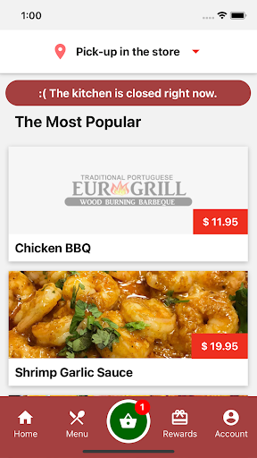 Android application EUROGRILL screenshort