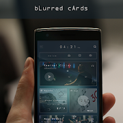 bLurred cArds for KLWP 1.0 Icon