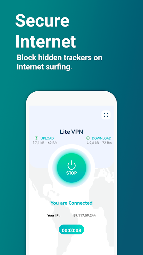 Android application Lite VPN - Secure VPN Proxy screenshort