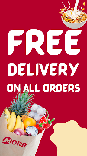 Android application Morr : Food & Grocery Shopping screenshort