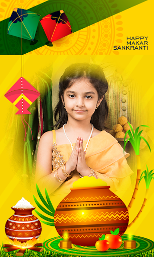 Sankranti Photo Editor  Pongal Frames