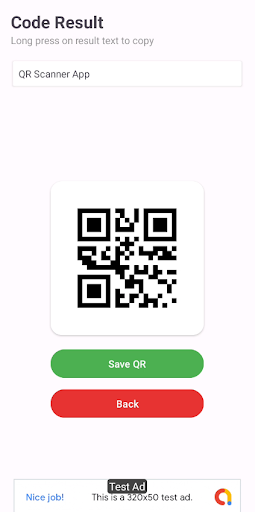 QR Scanner Screen 2