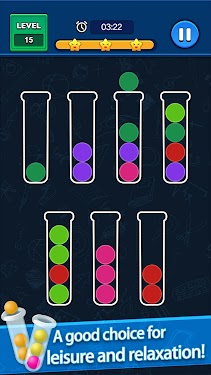 #4. Ball Sort Puzzle - puzzle game (Android) By: Block Puzzle Brain Games
