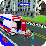 Monster Ambulance Parking: Real Rescue Drive icon