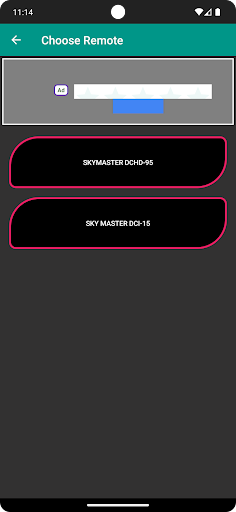 Remoted for SKY Master Screen 2