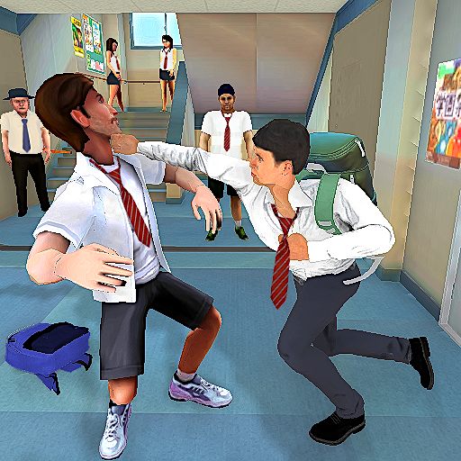 Indian School Fight Games 3D