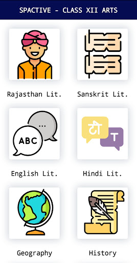 Android application Spactive screenshort