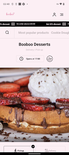 Android application Booboo Desserts screenshort