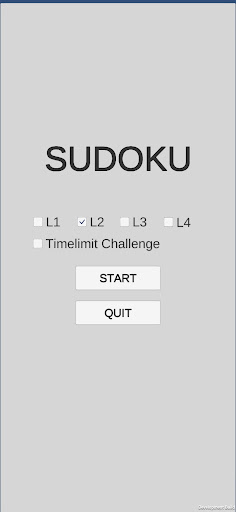 Android application Unkind Sudoku screenshort