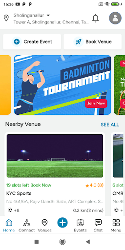 SportsDoor Screen 2