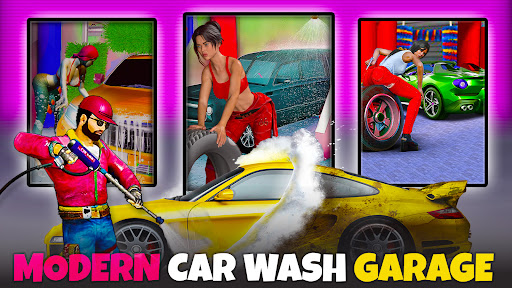 Car Wash Games Stunt Driving