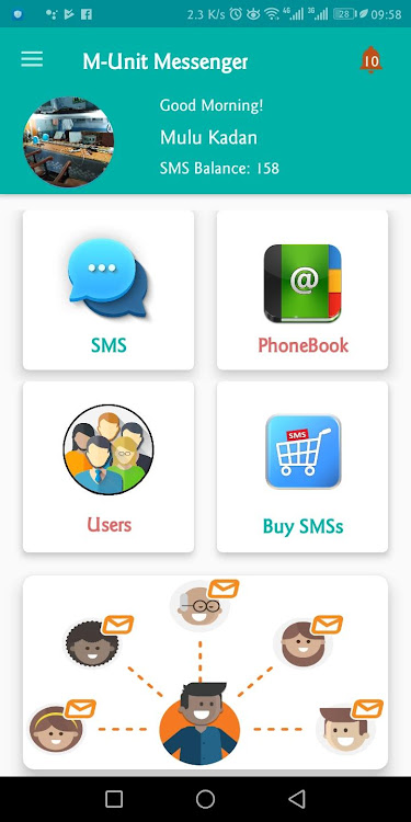 M-Unit Messenger - Bulk SMS Ke - New - (Android)