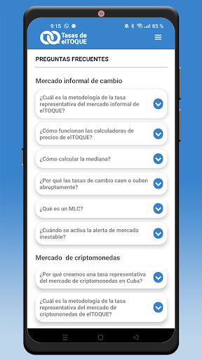 Tasas de elTOQUE Screen 3