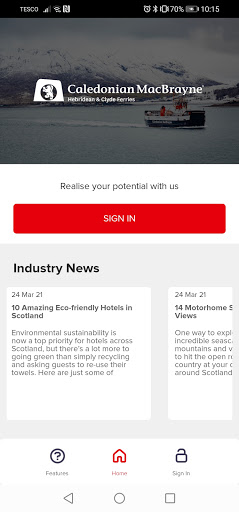 Android application Retail Learning screenshort
