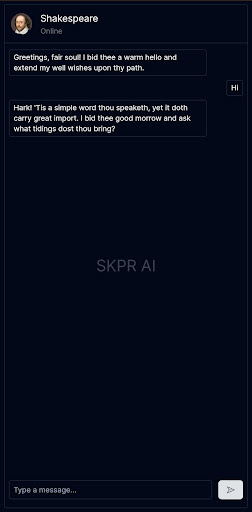 Shakespeare AI Screen 2
