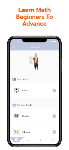 Android application Learn Math - Learn Mathematics screenshort