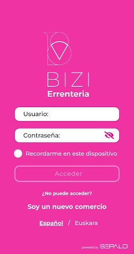 Android application Bizi Errenteria screenshort