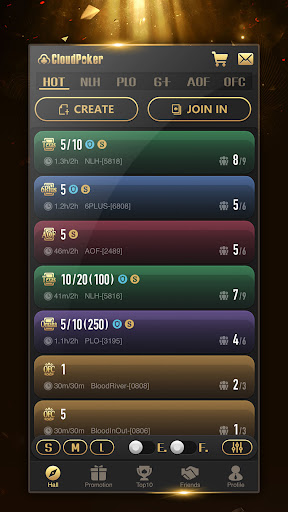 Android application CloudPoker:Texas Hold'em Poker screenshort