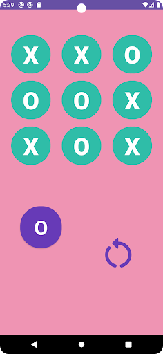 TicTacToe Screen 3