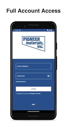 Android application Pioneer Materials screenshort