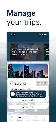 Android application myTrip screenshort