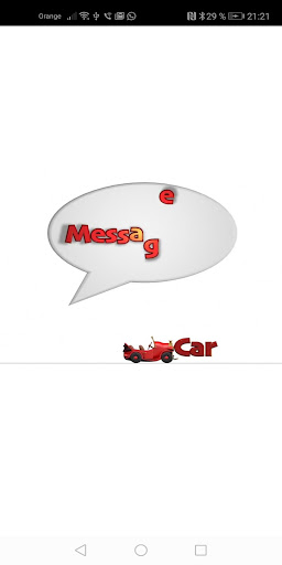 Android application MessageCar screenshort