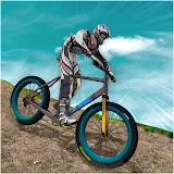 Uphill Bicycle BMX Rider icon