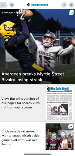 Android application The Daily World screenshort