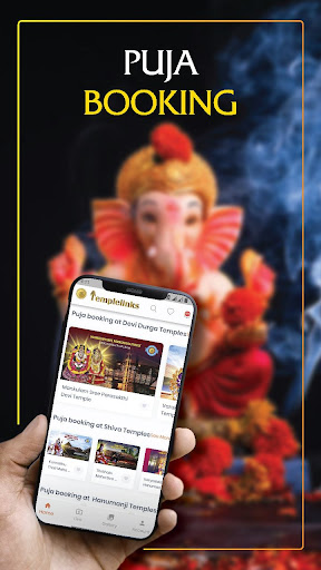 Android application Templelinks:Puja Booking App screenshort