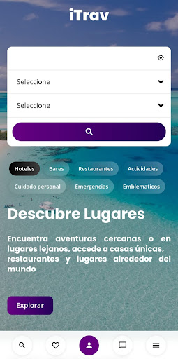Android application iTrav screenshort
