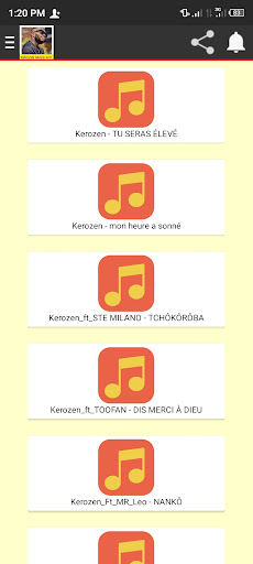 Kerozen Songs Screen 3