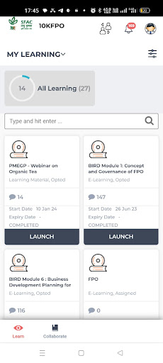 10KFPO LMS Screen 2
