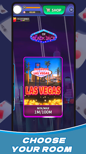 Android application Happy Black Jack screenshort