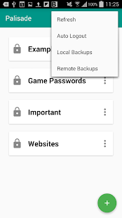 Palisade Password Manager Captura de tela