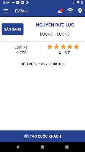 Android application Lái xe Taxi Việt Nam screenshort