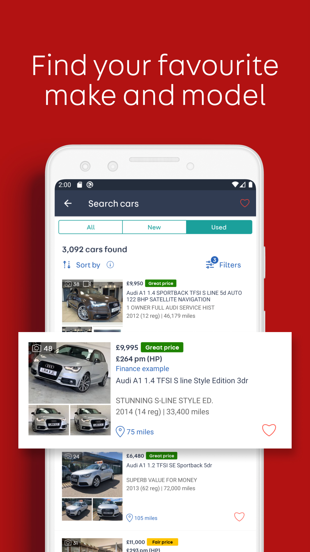 Android application AutoTrader: Cars to Buy & Sell screenshort