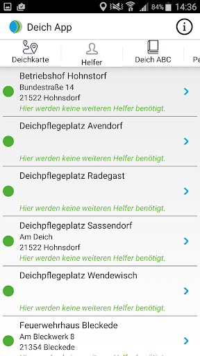 DeichApp Artlenburg Screen 2