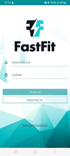 Android application Fast Fit screenshort