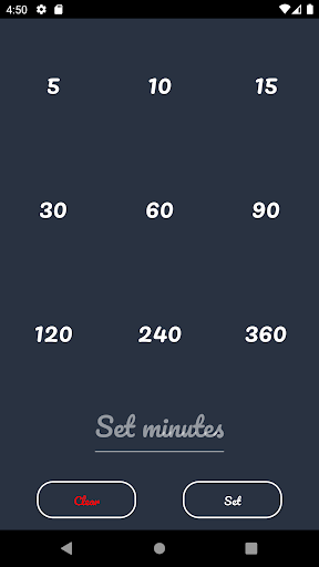Sleep Timer (Audio Off) Screen 2