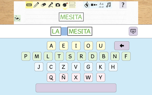 Android application La Mesita screenshort