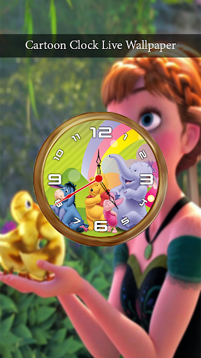 Cartoon Clock Live Wallpaper