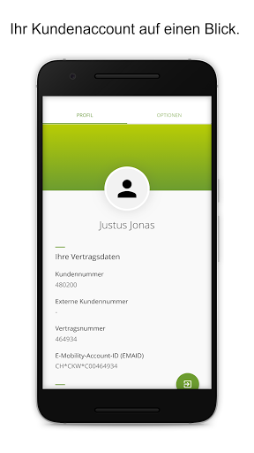 CKW E-Mobilität Access Screen 3